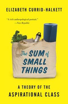 the book cover for the sum of small things by elizabeth curri - halkett