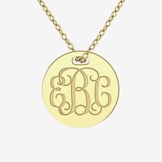 Included: 1 Chain(s)Features: Personalized, EngraveableJewelry Closure: Spring Ring ClaspLink Construction: SolidMetal Color: YellowChain Length: 18 InchChain Width: 1.25 MillimetersPendant Length: 16mmPendant Width: 16mmChain Construction: CableCare: Wipe CleanMetal: 24k Gold Over SilverNecklace Type: Pendant NecklacesAssembled in the US from Imported Materials Gold Monogram Medallion Jewelry, Gold Necklace With Round Disc, Gold Monogram Round Pendant Jewelry, Gold Medallion Jewelry For Personalized Gift, Gold Monogram Name Necklace With Round Pendant, Personalized Gold Medallion Jewelry, Gold Monogram Nameplate Necklace, Gold Monogram Nameplate Jewelry, Mother's Day Yellow Gold Monogram Necklace