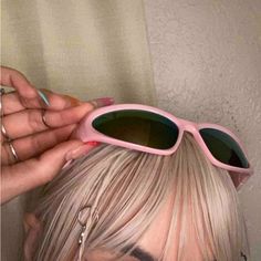 Brand New In Bag Pink Sunglasses For Everyday Summer Use, Pink Sunglasses For Summer Everyday Use, Pink Sunglasses For Everyday Summer Wear, Michael Kors Sunglasses, Moncler Women, Tortoise Shell Sunglasses, Versace Sunglasses, Spring Color, Fashion Glasses