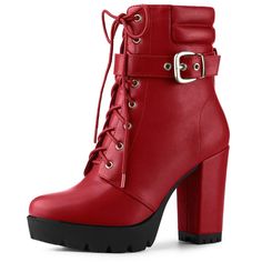 Timberland Heel Boots, Timberland Heels, Heeled Combat Boots, Lace Up Block Heel, Awesome Outfits, Womens Chunky Heels, Platform Block Heels, Shoes Boots Ankle, Block Heel Ankle Boots