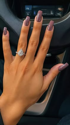 Deep Dive into Purple: Top 15 Nail Ideas You Can't Miss 37 Dark Purple Winter Nails, Light Purple Nails Short, Purple Fall Nails Design, Nail Inspiration Purple, Simple Chic Nails, Purple Nails Fall, Purple Nails Short, Nail Makeover, Dark Purple Nails