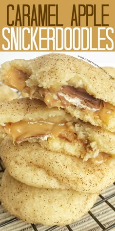 these caramel apple snickkerdoodles are delicious and easy to make