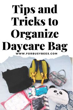 What in my daycare bag First Day Of Daycare, Infant Daycare, Daycare Bag, Toddler Daycare, Bag Checklist