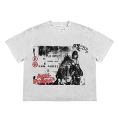 Anti-Police T-Shirt Fast Shipping $25 Lowest I Can Do Custom Deadstock Hit Me With Questions Edgy Relaxed Fit Graffiti Print T-shirt, Grunge Short Sleeve Top With Graphic Print, Casual Short Sleeve Graffiti T-shirt, Casual Short Sleeve Graffiti Print T-shirt, Casual Short Sleeve T-shirt With Graffiti Print, Grunge Style Graphic Design Short Sleeve Tops, Grunge T-shirt With Graffiti Print And Relaxed Fit, Grunge Style T-shirt With Graffiti Print, Grunge Style Relaxed Fit T-shirt With Graffiti Print