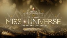 miss universe live from el salvador