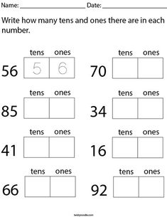 the worksheet for numbers to be written in english and spanish, including one hundred