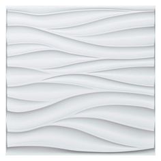 a white wall with wavy lines on it