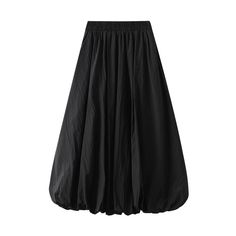 Elevate your wardrobe with our High-Waisted Slimming A-Line Skirt and experience timeless elegance with a modern twist. With its flattering silhouette, versatile design, and sweet style aesthetic, this skirt is sure to become a staple piece in your collection. Embrace your femininity and make a statement wherever you go with this must-have wardrobe essential. Fabric name: polyester Skirt type: lantern skirt Main fabric composition: polyester (polyester fiber) size: one size Main fabric ingredien Lantern Dress, Midi Skirts Style, Gonna In Tulle, Skirt Streetwear, Nature Dress, Party Rock, Bubble Skirt, Elegant Skirt, Long Skirts