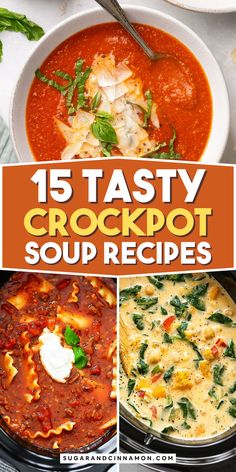 15 tasty crockpot soup recipes