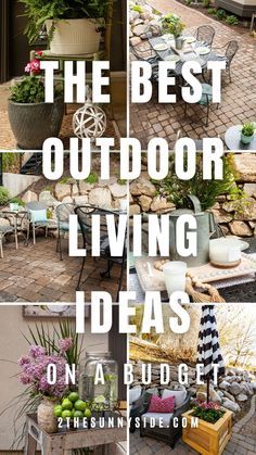 the best outdoor living ideas on a budget