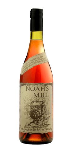 a bottle of noah's mull wine is shown on a white background