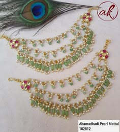 Jewellery Roll, Ruby Necklace Designs, Bridal Jewellery Earrings, Earrings Chain, Fancy Jewellery Designs, Jewelry Roll, Gold Designs, Bridal Gold Jewellery Designs, Indian Wedding Jewelry