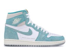 Air Jordan 1 Retro High Og 'Turbo Green' - Air Jordan - 555088 311 - turbo green/white-light smoke grey-sail | Flight Club Jordan 1 Retro High Turbo Green, Preppy Sneakers, Nike Air Jordan 1 High, Turbo Green, Authentic Jordans, Cute Nike Shoes, Air Jordan 1 Retro High Og, Jordan Sneakers, Air Jordan 1 Retro High