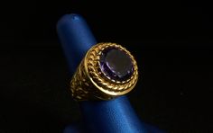 "Classic ring with a large amethyst. Such rings are traditionally called «bishop ring\". Since each time, according to the order, the ring is made from zero, it can be personalized. Amethyst quality AAAA, diameter 16mm. Diameter of the ring is 22.3mm. 14k Gold, weight 30g. Sizes from 7 (17.3мм) to 9 (18.9mm)." Bishop Ring Gold, Formal 14k Gold Amethyst Ring, Formal 14k Stamped Amethyst Ring, Classic Amethyst Signet Ring Hallmarked, Classic Hallmarked Amethyst Signet Ring, Timeless Amethyst 14k Gold Ring, Elegant Purple Amethyst Signet Ring, Timeless 14k Gold Amethyst Ring, 14k Gold Polished Amethyst Ring