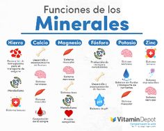 🌿 Los minerales son piezas esenciales del rompecabezas, de la salud que a menudo pasamos por alto 🌿 Estos micronutrientes desempeñan un papel crucial en numerosas funciones del cuerpo, y aquí te presentamos algunos de ellos: