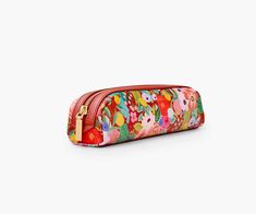 Garden Party Pencil Case | Rifle Paper Co. Balloon Columns, Stationery Collection, Party Prints, Creative Team, Gold Zipper, A Bag