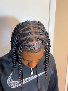 Invisible Locs For Men, Jumbo Twists Men, Invisible Locs Men, Fade Braids, Male Braids, Cornrow Styles For Men, Invisible Locs, Haircut Ideas Trendy