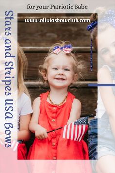 This stars & stripes bow is not only patriotic, but its absolutely adorable too! Get your little girl ready for the 4th of july with USA accessories for girls! Funny Toddler Shirt, Toddler Humor, Usa Accessories, Kids Birthday Gifts, Hair Tutorials, You Are Enough, Stars And Stripes, Cute Bows