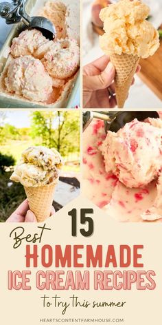 the best homemade ice cream recipes to try this summer