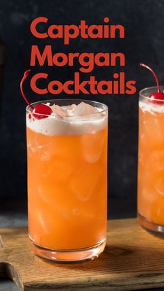 Captain Morgan Cocktails Drinks To Make With Captain Morgan, Spiced Rum Cocktails Captain Morgan, Captain Morgan Pineapple Rum Recipes, Cherry Vanilla Captain Morgan Recipes, Captain Morgan Punch, Drinks With Captain Morgan Spiced Rum, Captain Morgan White Rum Drinks