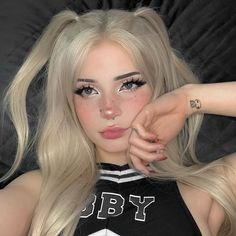 Egirl Makeup Ideas, Egirl Make Up, Makeup Egirl, Makeup Kawaii, Egirl Style