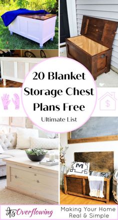 the ultimate guide to making your home redi and simple storage chest plans for under $ 20