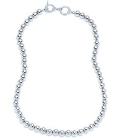 From Lauren Ralph Lauren&#x2C; this necklace features:Steel/zinc/beadsToggle closureApprox. 17" lengthImported. Bead Collar Necklace, Ralph Lauren Jewelry, Beaded Collar Necklace, Ralph Lauren Style, Silver Bead Necklace, Beaded Collar, Silver Bead, Accessories Jewelry Necklace, Dillard's