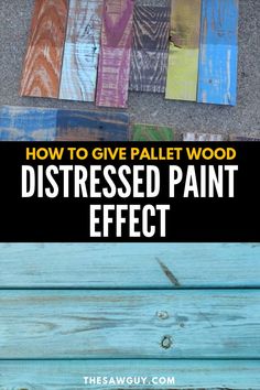 Pallet wood is a fun and versatile material to work with. Easily customizable, you can achieve a variety of looks with your pallet projects. If you're into the upcycled rustic crafts or shabby chic projects, we've got you covered. Check out our guide on how to give pallet wood a distressed paint effect!  #palletproject #palletwood #paintingtechniques #DIYpainting #rusticideas #DIYfurniture #upcycled Diy Pallet Decoration, Diy Organizer, Pallet Creations, Rustic Crafts, Pallet Decor, Wooden Pallet Projects, Pallet Crafts, Detailed Plans