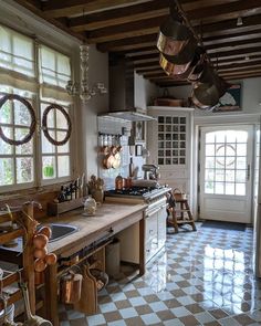 the kitchen is clean and ready for us to use in the day or night time