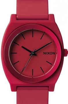 #TimeTellerP #TimeTeller #Nixon #Timefy #New #December #Gift #Christmas #ChristmasGift #Cadeau Sporty Watch, Dark Red Color, Red Watch, Green Watch, The Gentlemen, Colour Trends, Seashell Jewelry