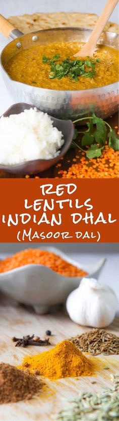 INDIAN RED LENTILS DAL (masoor dal) - Red lentils dal recalls me my first trip in Asia. It was July 1999, and in that time I used to live for travelling. The fist region I visited was North India. I was vegetarian, and on shoestring, so between me and any kind of dal was love at first sight! Preparing red lentils dal is very simple, but is mandatory pay very attention to the spices, they must be of first quality.  - vegetarian recipes stew recipe gluten free recipe soup Vegetarian Stew, Lentil Dal, Recipe Soup, Recipe Gluten Free, Gluten Free Recipe, Red Lentils, Lentil Recipes, Stew Recipe, North India