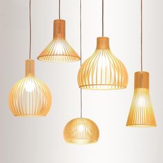 Introduce a touch of Asian elegance to your living space with the Yvette Asian Bamboo Flared Pendant Lamp. Crafted with precision, this hanging light fixture showcases a unique blend of natural bamboo and contemporary design. The beige color complements any interior style, making it a versatile addition to your home. The flared shape creates a warm and inviting ambiance, while the bamboo texture adds a rustic charm. This pendant lamp is ideal for illuminating your dining area, living room, or bedroom. With its adjustable cord length, you can easily customize the height to suit your preferences. Illuminate your space with tranquility and sophistication with the Yvette Asian Bamboo Flared Pendant Lamp.Size: Small Large Fixture Width: 13" 14" 10" 18" 12" Fixture Height: 8.5" 14" 18" 13" 22.5" Bamboo Texture, Zen Tea, Bulb Pendant Light, Wooden Pendant Lighting, Modern Lamp Shades, Wooden Pendant, Hanging Light, Cafe Bar, Tea Room