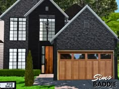 Urban Houses Sims 4, Sims 4 Houses 20x15, Sims 4 Urban House Download Furnished, Sims 4 Exterior Ideas, Sims 4 Garage Cc, Sims 4 Garage Door Cc, Sims 4 Realistic House, Sims 4 Apartments, Sims 4 Apartment Download