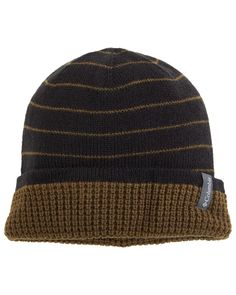 Columbia City Trek™ Reversible Beanie | Zappos.com Columbia Hat, Reversible Beanie, Columbia Logo, Columbia City, Outdoor Hat, Beanie Black, Winter Hats For Men, Knit Texture, Mens Beanie