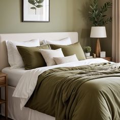 beddley Olive Tuscany Easy-Change® Duvet Cover with three sided open easycare zipper Green Comforter, Green Duvet Covers, Duvet Covers Twin, Comforter Cover, King Duvet Cover, Switch Covers, Duvet Comforters, Tuscany, Cover Design