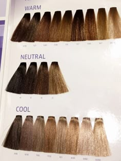 Wella-Illumina-Color-Permanent-Creme-Hair-Color-shades Wella Hair Color Chart, Loreal Hair Color Chart, Hair Colours Ideas, Wella Illumina Color, Loreal Hair Color, Wella Illumina, Warm Blonde Hair, Hair Color Guide