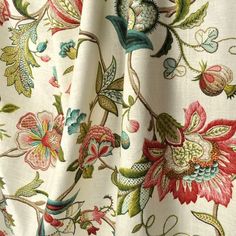 an image of a floral print fabric