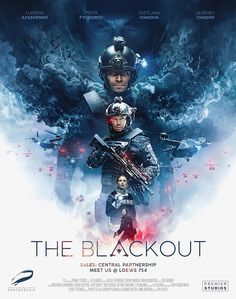 the blackout movie poster with two men in helmets