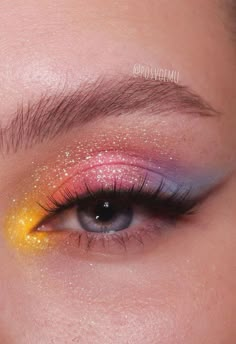 Festival Make Up, Eye Makeup Pictures, Eye Makeup Designs, Dope Makeup, Makijaż Smokey Eye, Colorful Eye Makeup