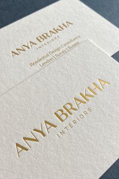 Luxe Business Cards, Printed Vellum, Interior Designer Business Card, Clean Business Card, Business Card Design Minimal, Business Card Design Minimalist, Foil Business Cards