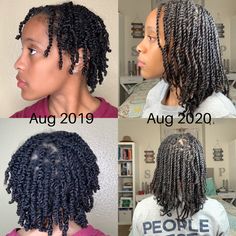 Mini Twist Hair Growth, Mini Twist Growth, Mini Twists Hair Growth, Afro Hair Long, Curly Hair Growth, Hair Growth Challenge, Growing Healthy Hair