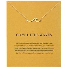 PRICES MAY VARY. BEACH JEWELRY: This wave pendant necklace captures the carefree spirit of seaside living with its natural shape and sun-inspired colors QUALITY CRAFTSMANSHIP: Made of high-quality Stainless Steel, this necklace is designed to last through years of wear and tear, with a sturdy 17inch chain and 2inch extender chain VARIOUS LOOKS: Whether worn alone or stacked with other chains, the wave pendant adds instant charm and texture to any outfit for everyday casual wear MEANINGFUL GIFT: Italian Horn Necklace, Gold Evil Eye Necklace, Wave Pendant, Outfit For Everyday, Coastal Inspiration, Necklace Friendship, Necklace For Women Gold, Italian Horn, Evil Eye Necklace Gold