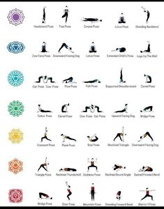 yoga poses for beginners to do in the morning and night, with their corresponding names