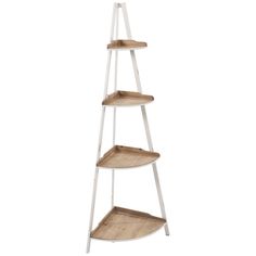 Get Four-Tiered Wood Corner Shelf online or find other Book Cases & Shelves products from HobbyLobby.com Small Corner Decor, Wood Corner Shelf, Massage Room Design, Corner Shelf Design, Wood Corner Shelves, Small Room Makeover, Round Shelf, Shelf Furniture, Salon Suites