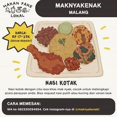 an advertisement for the malaysian food festival