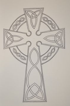 an image of a celtic cross on instagram for the webpage to be viewed