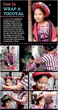 Guatemalan Hairstyles, Guatemalan Fashion, Environment Moodboard, Guatemala Women, Guatemalan Textiles, World Thinking Day, Head Coverings