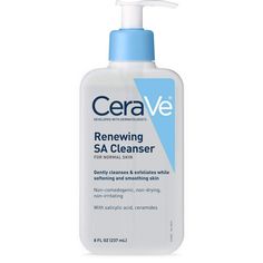 Cerave Sa Cleanser, Bha Exfoliant, Exfoliating Face Wash, Exfoliating Face, Bumpy Skin, Acne Cleansers