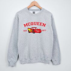 Personalized Disney Cars Lightning McQueen Adult Sweatshirt: The Pinnacle of Luxury Accessories Introduction: A New Era of Elegance Awaits Step into a world of unparalleled refinement with our latest creation, the Personalized Disney Cars Lightning McQueen Adult Sweatshirt. This isn't just an accessory; it's a masterpiece that redefines luxury. Crafted for the connoisseur who demands excellence in every detail, our Personalized Disney Cars Lightning McQueen Adult Sweatshirt is set to revolutioni Cars Nike Hoodie, Lightning Mcqueen Embroidered Sweatshirt, Lightning Mcqueen Sweatshirt, Lightening Mcqueen Disney Shirt, Lightning Mcqueen Hoodie, Cars Movie Characters, Disney Cars Sweatshirt, Mc Queen Cars, Car Outfit