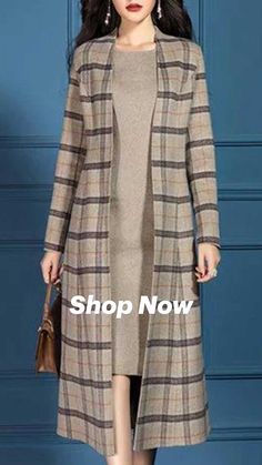 Dresses Classy Elegant, Stylewe Dresses, Projek Menjahit, Womens Dress Coats, Dress Skirts, Penny Rug, Elegant Coats, Long Coats, Muslim Dress